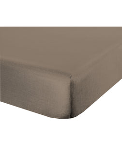 Completo letto lenzuola flanella caldo cotone 100% cotone Made in Italy  TORTORA - NOVILUNIO.IT