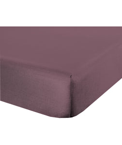 Completo letto lenzuola flanella caldo cotone 100% cotone Made in Italy  PRUGNA - NOVILUNIO.IT