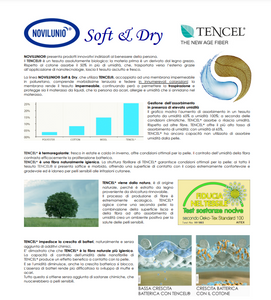Telo - Traversa in TENCEL® impermeabile traspirante antibatterico antiacaro Made in Italy