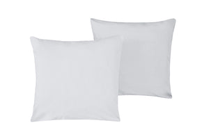 Coppia di federe Set di 2 federe copricuscino guanciale Letto in flanella caldo cotone 100% cotone Made in Italy BIANCO