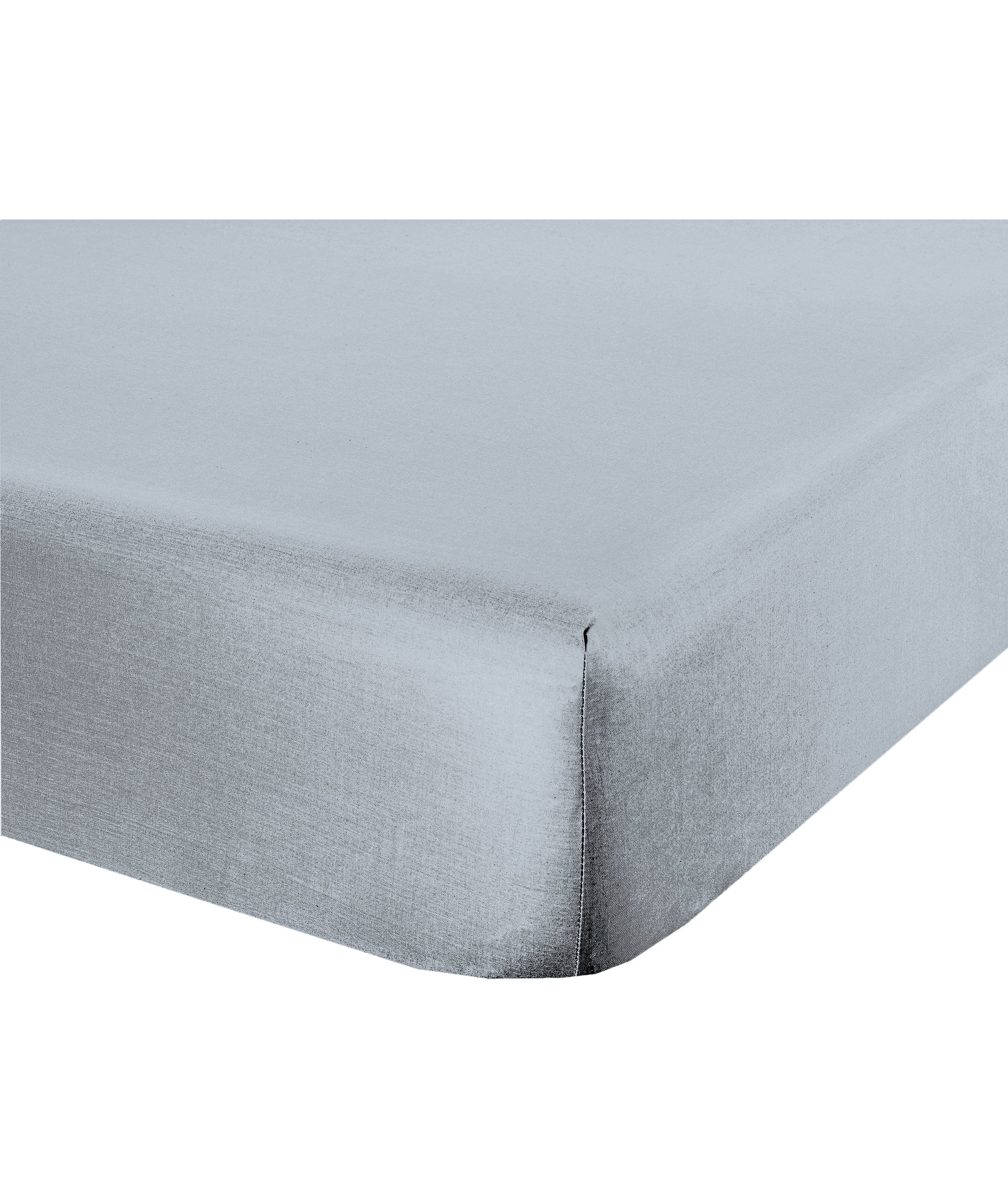 Lenzuolo letto sotto lenzuola con angoli flanella caldo cotone 100% cotone Made in Italy GRIGIO PERLA