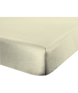 Completo letto lenzuola flanella caldo cotone 100% cotone Made in Italy PANNA - NOVILUNIO.IT